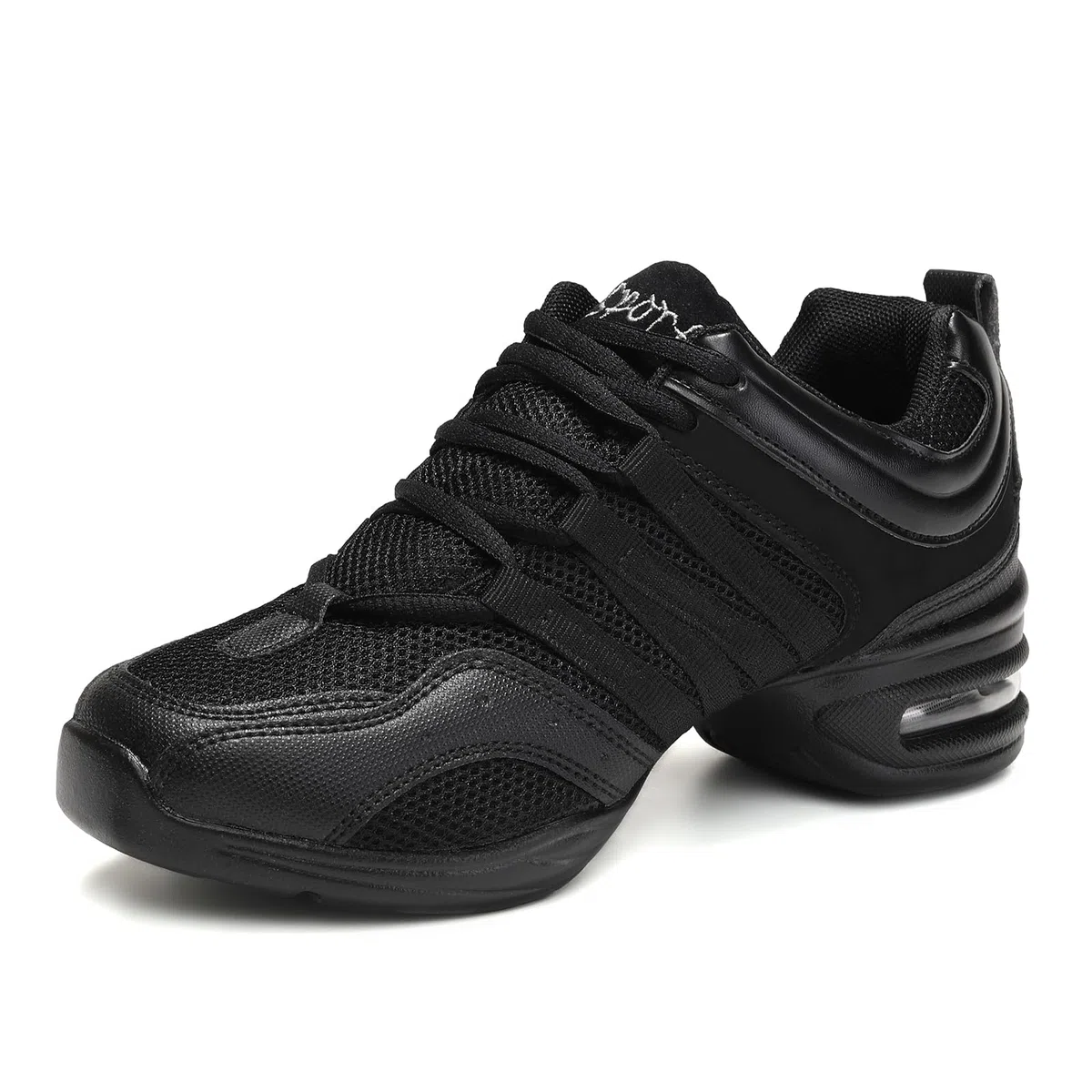 Zapatillas de Deporte Jazz para Mujeres Cojín de con Cordones Caminar Running Sneaker Aire Fitness Libre Deportes,Model-LYX729