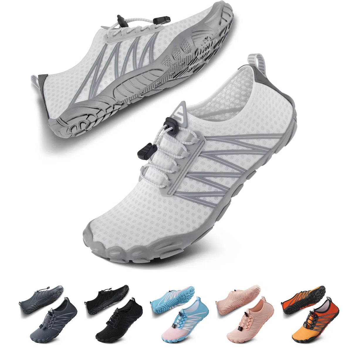 SEEKWAY Zapatos de agua para hombres y mujeres adultos, de secado rápido, para playa, natación, río, piscina, lago, senderismo, kayak, surf