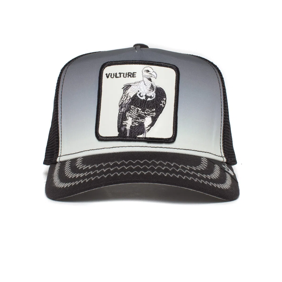 Goorin Bros Gorra Negra-Gris Buitre Back Off Buzzard