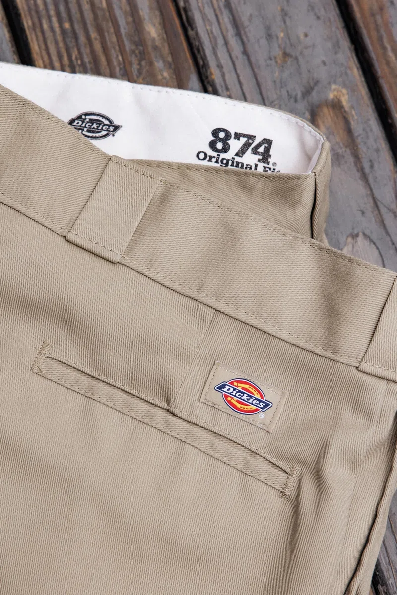 Dickies Original 874 Work Pant Pantalones, Beige (Khaki), 31W / 32L Hombre