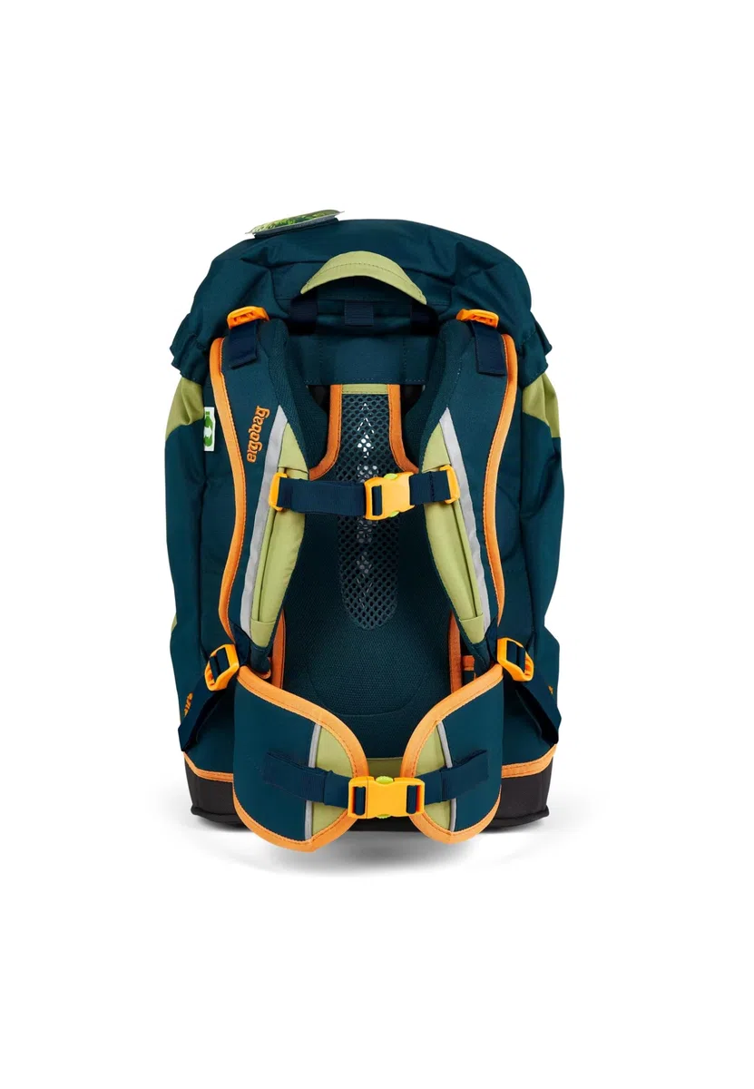 ergobag Prime Mochila Escolar Infantil ergonómica e hidrófuga, 20 l, 1100 g ExploreBear - Azul Oscuro