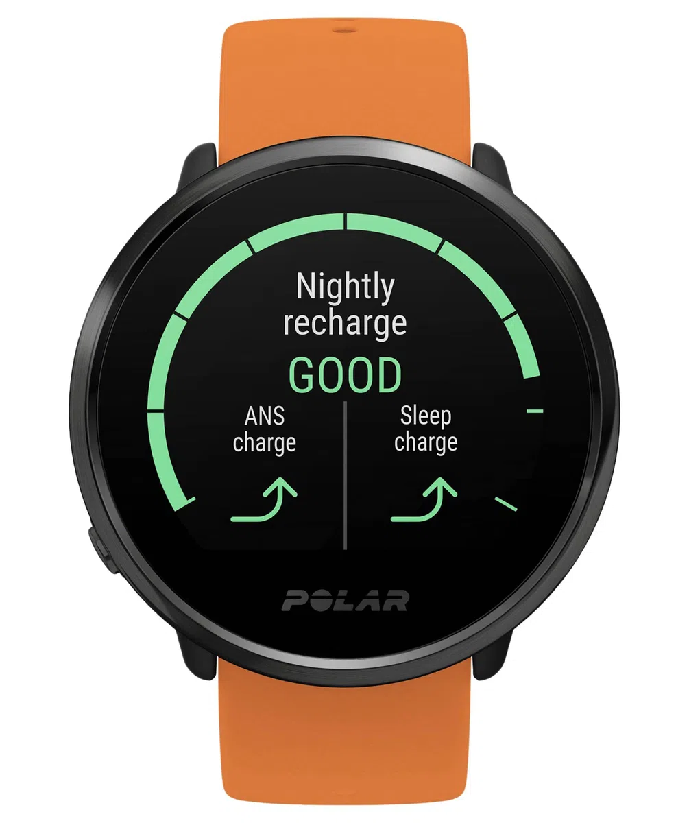 Digital Modelo Polar Ignite Black/Black M/L Incl. Orange Wristband. Marca Polar