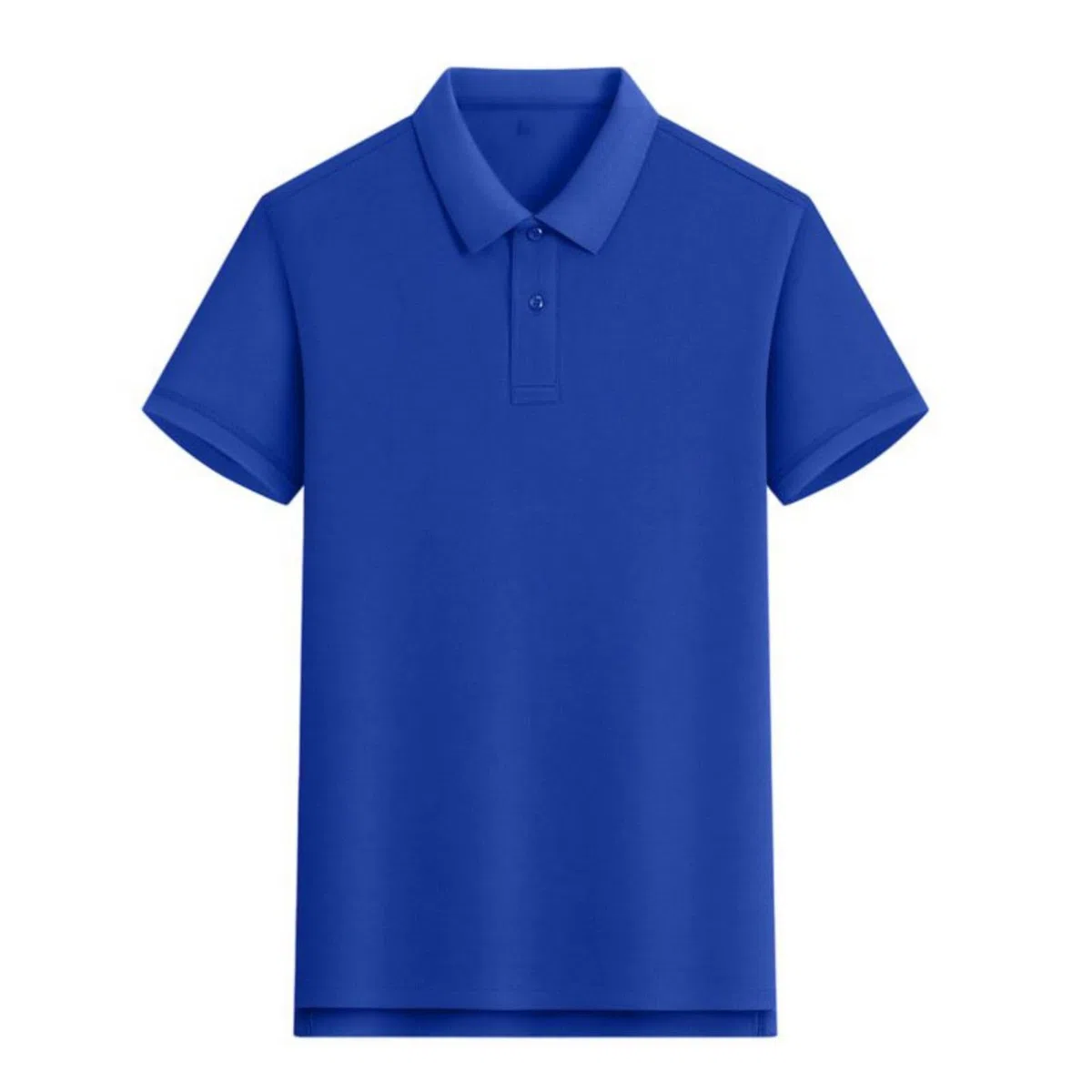Camiseta de algodón con cuello para hombre, manga corta, ajuste recto, informal, para viajes