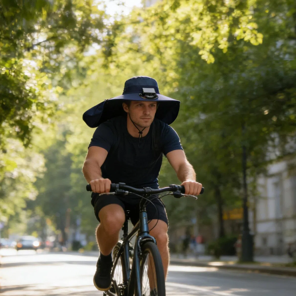 Gorra con ventilador para exteriores Gorra Refrigerante Recargable por USB | Sombrero de Aire Acondicionado para Actividades al Aire Libre para pesca, senderismo, playa, vacacion