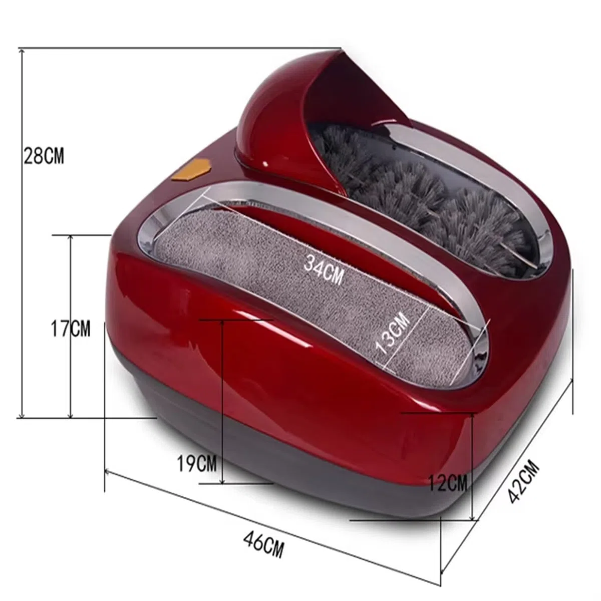 Máquina automática de cepillado de zapatos, brillo de zapatos de inducción, para limpieza sin polvo de hotel, taller