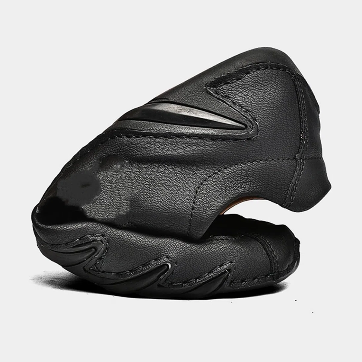 Sandalias de dedo cerradas para hombre Deportes al aire libre Zapatos descalzos Zapatos de playa ligeros ahuecados transpirables cómodos zapatos de pescador zapatos de pescador pies anchos