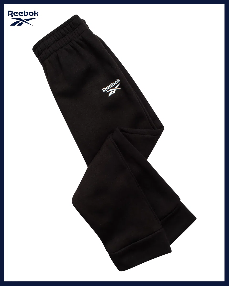 Reebok Conjunto de pantalones para bebé, 3 piezas, sudadera con capucha y pantalones deportivos, conjunto de pantalones de forro polar para niños pequeños