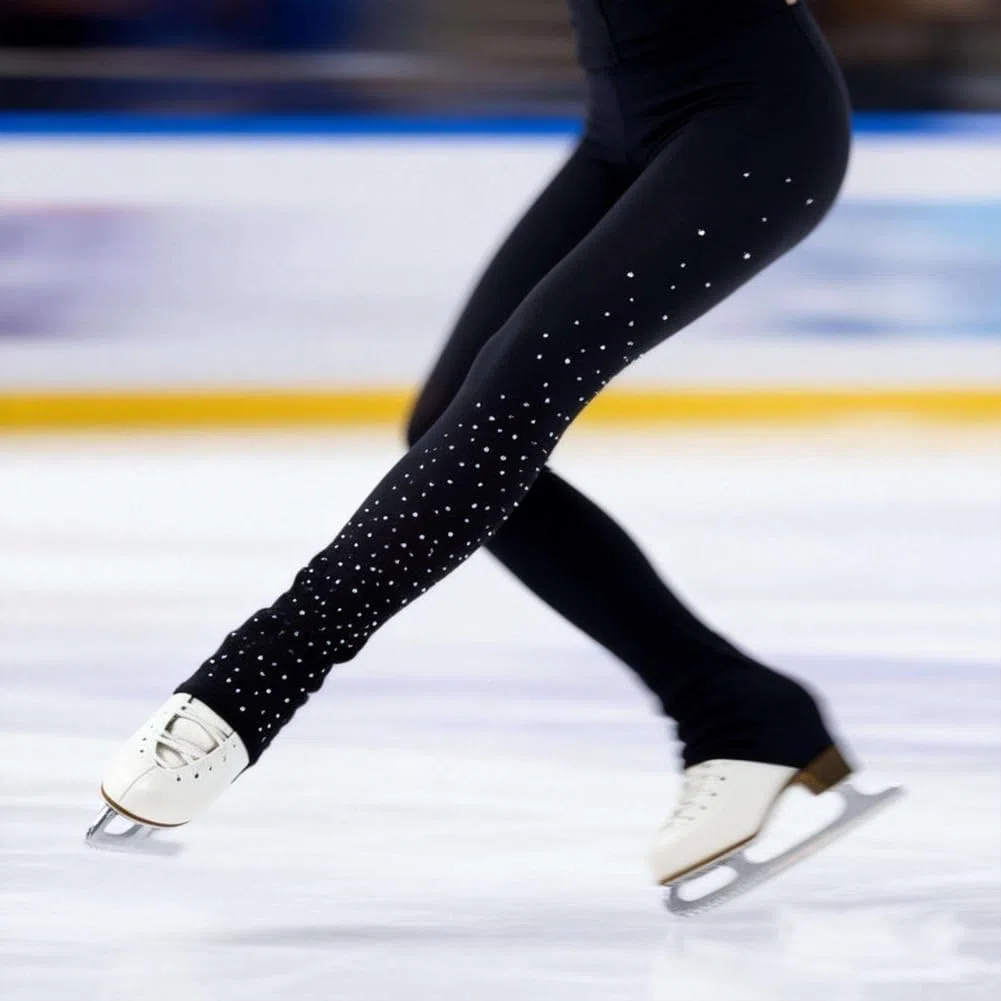 Mallas de patinaje transpirables de poliéster para