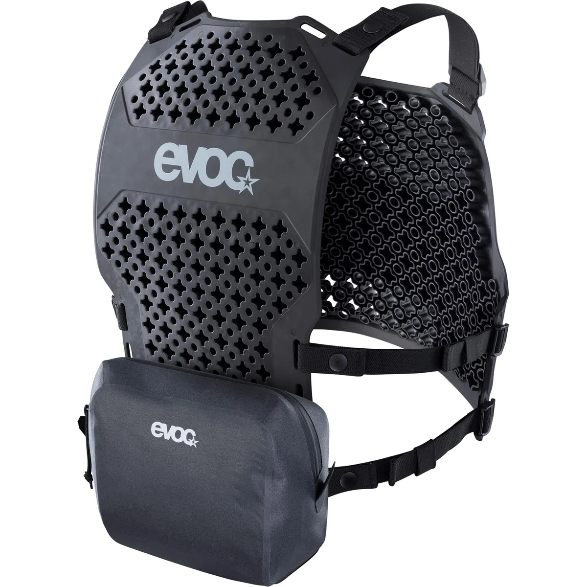 EVOC Torso Protector, Protective Vest (Back and Chest Protection, New LITESHIELD Flex Protector Technology, Maximum Flexibility, Insensitive to Temperature, 3D Ventilation, Size: