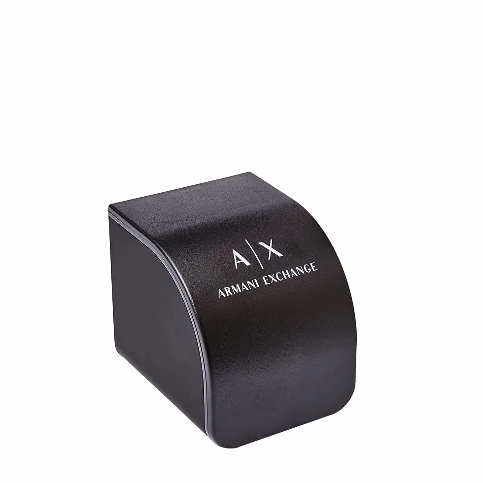 Armani Exchange Watch For Women, Quartz Multifunctional Movement and 36mm Case Size with Stainless Steel or Leather Strap