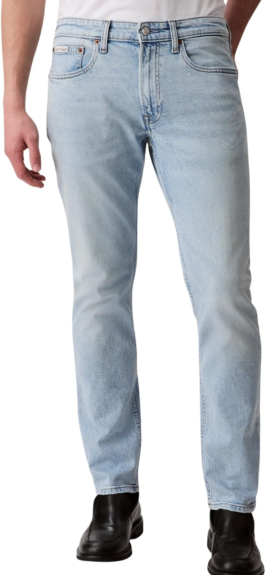 Calvin Klein Vaqueros Hombre Marbled Beacon Slim Fit