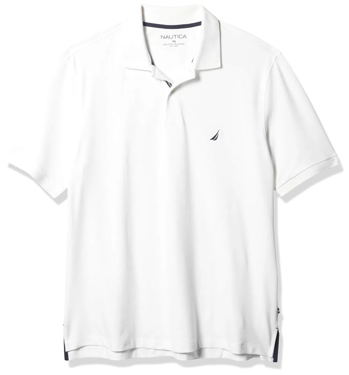 Nautica Men's Big & Tall Stretch Pique Polo Camisa de Polo Hombre