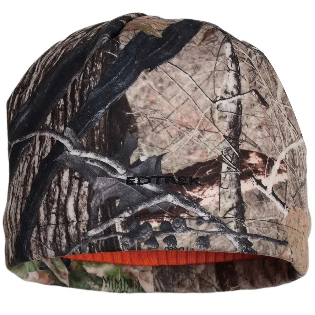 EDTREK Gorro de camuflaje impermeable y resistente al viento, sombrero de caza de rendimiento de camuflaje naranja Timber and Blaze