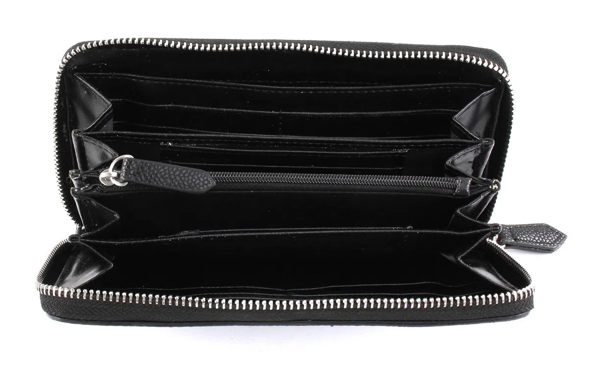 Valentino Divina Zip Around Wallet Argento