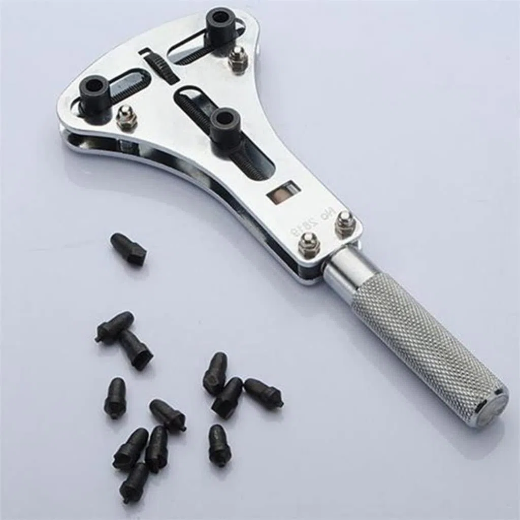 Herramienta de reparación de abridor de caja trasera de reloj, tornillo de extracción ajustable, llave de 16-48 mm (como se muestra 1)