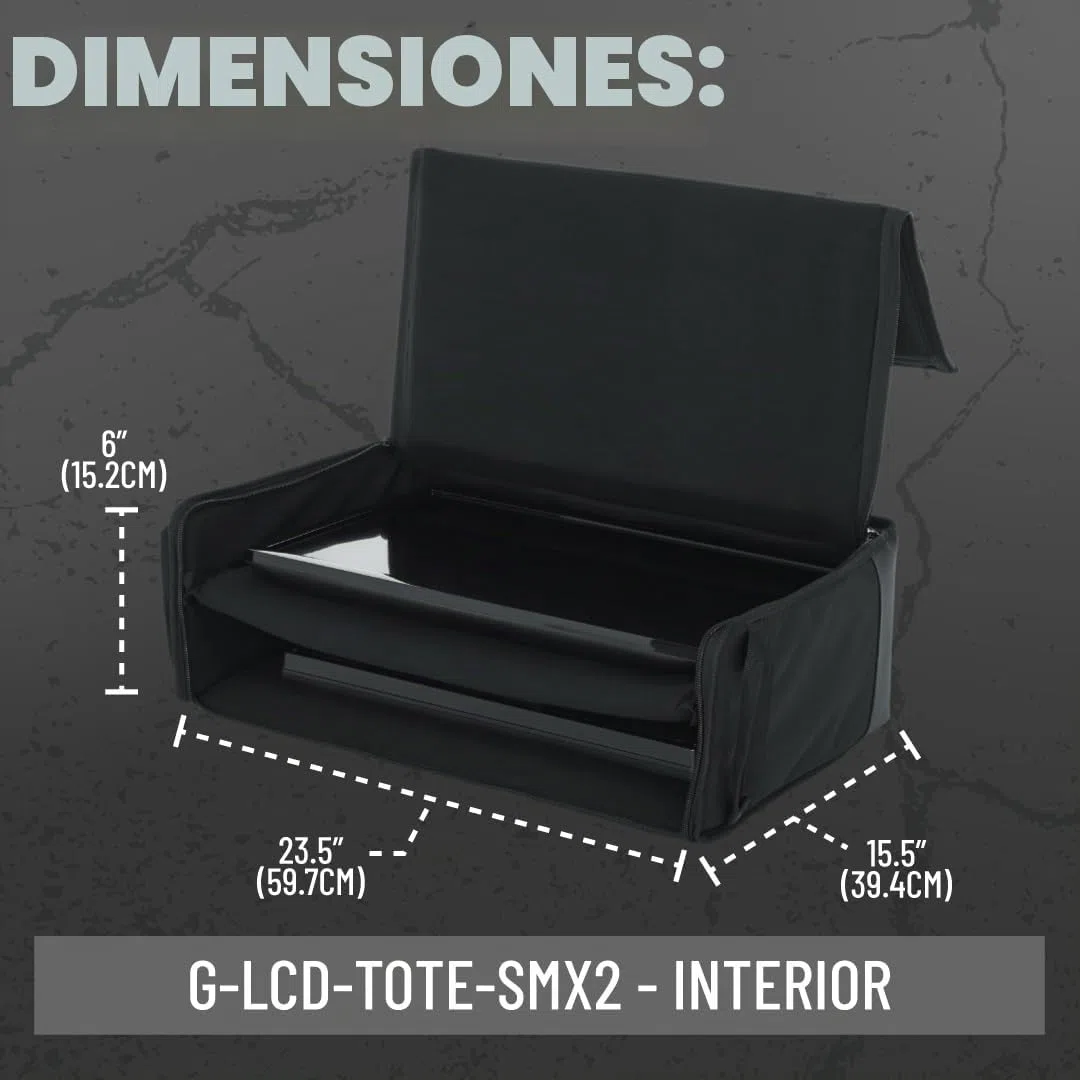 Gator Bolsa de transporte de LCD resistente con acolchado de espuma de 25 mm y protección resistente a las roturas de pantalla