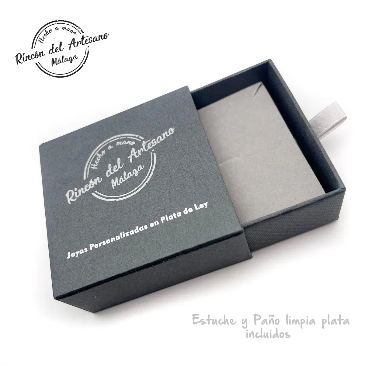 Collar Corazón Personalizado en Plata de Ley 925/1000 .Regalo Día de la Madre. Regalo Navidad. Regalo Personalizado