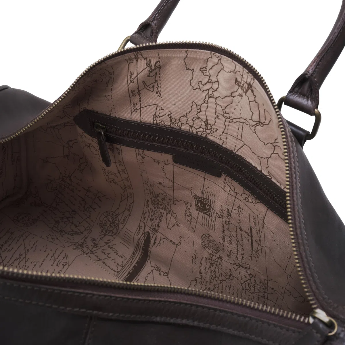 DRAKENSBERG Weekender 'John' - Bolsa de viaje de piel para hombre y mujer, 40 L