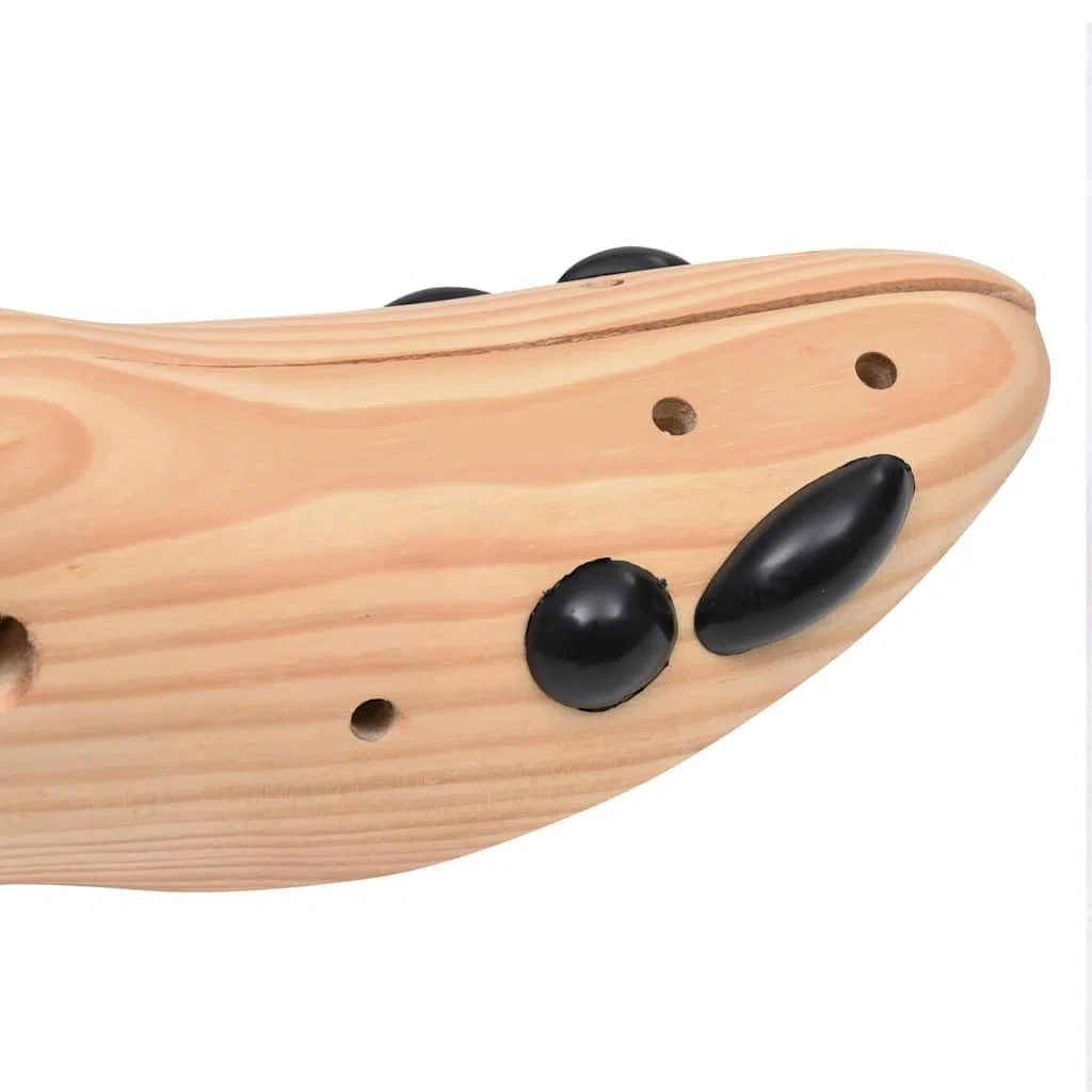 Horma para zapatos de tamaño 36-40 de madera maciza de pino para el cuidado del calzado, expansor bidireccional contra arrugas, ajustable con botón, soporte para botas y zapatos