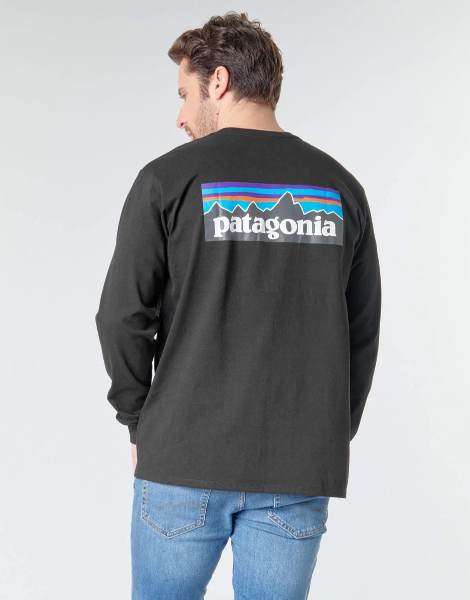 Patagonia M's L/S P-6 Logo Responsibili-tee Camiseta Hombre (Pack de 1)