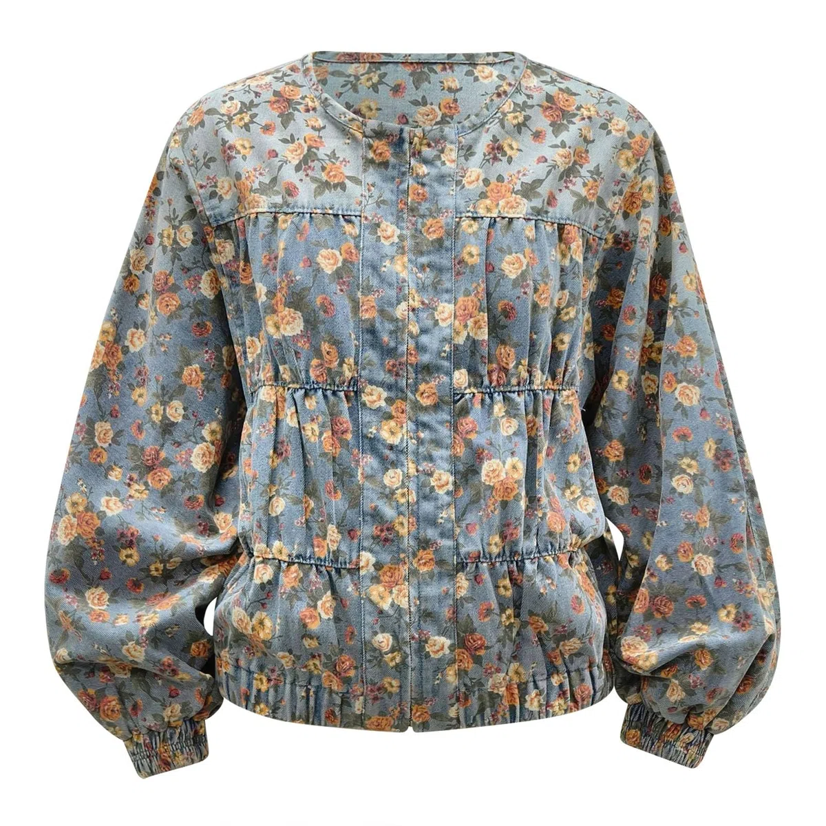 Genérico Chaqueta Vaquera Mujer Oversize,Sudaderas Con Capucha De Talla Grande Para Mujer Blusa Informal Con Botones De Manga Larga Y CordóN Top CláSico Holgado Con Abrigo Con Bolsillos