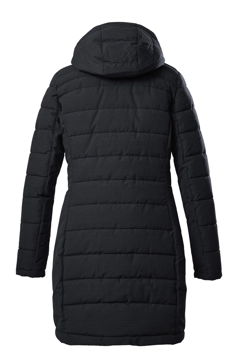 Killtec Skane Wmn Quilted Prk Parka de plumón con capucha desmontable Mujer