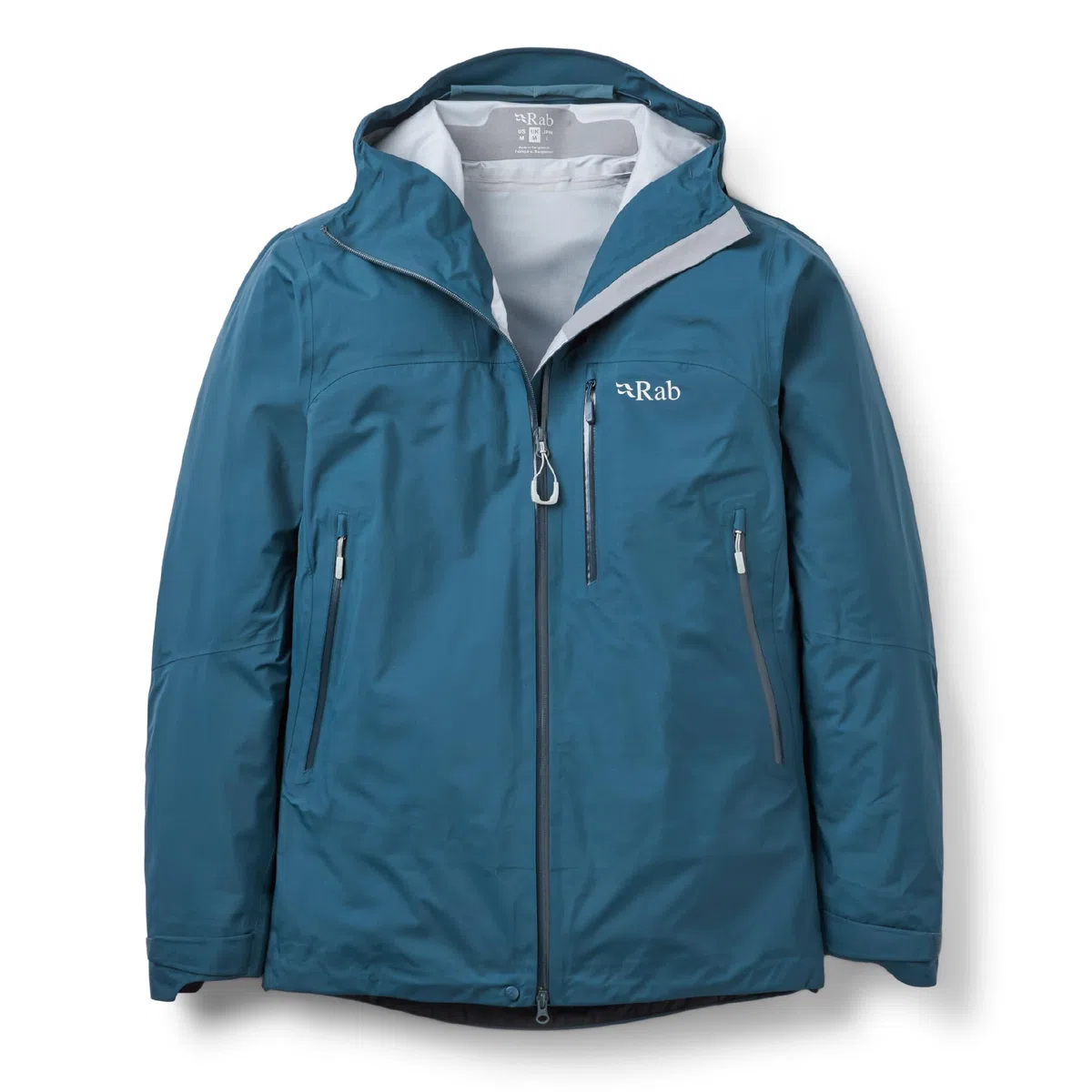 Rab Chaqueta Firewall Mountain para hombre, ligera, impermeable, con capucha, para escalada y senderismo