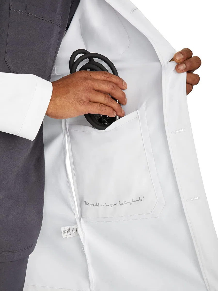 Healing Hands Bata de laboratorio Luke White Coat Collection 5151 para hombre