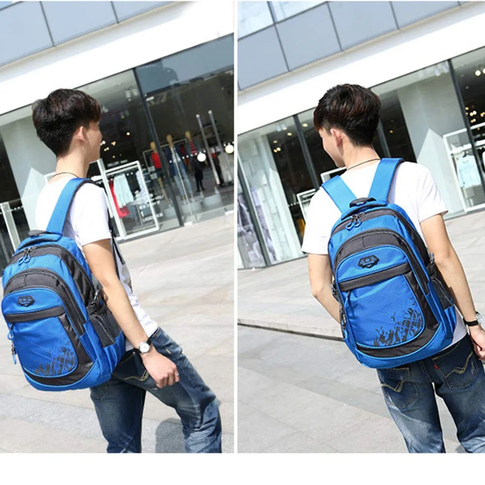 Mochila escolar Mochila para niños Niñas Adolescentes, primarios/secundarios/universitarios Estudiantes Satchel Book Tela Oxford impermeable Bolsa para portátil ligera (black)