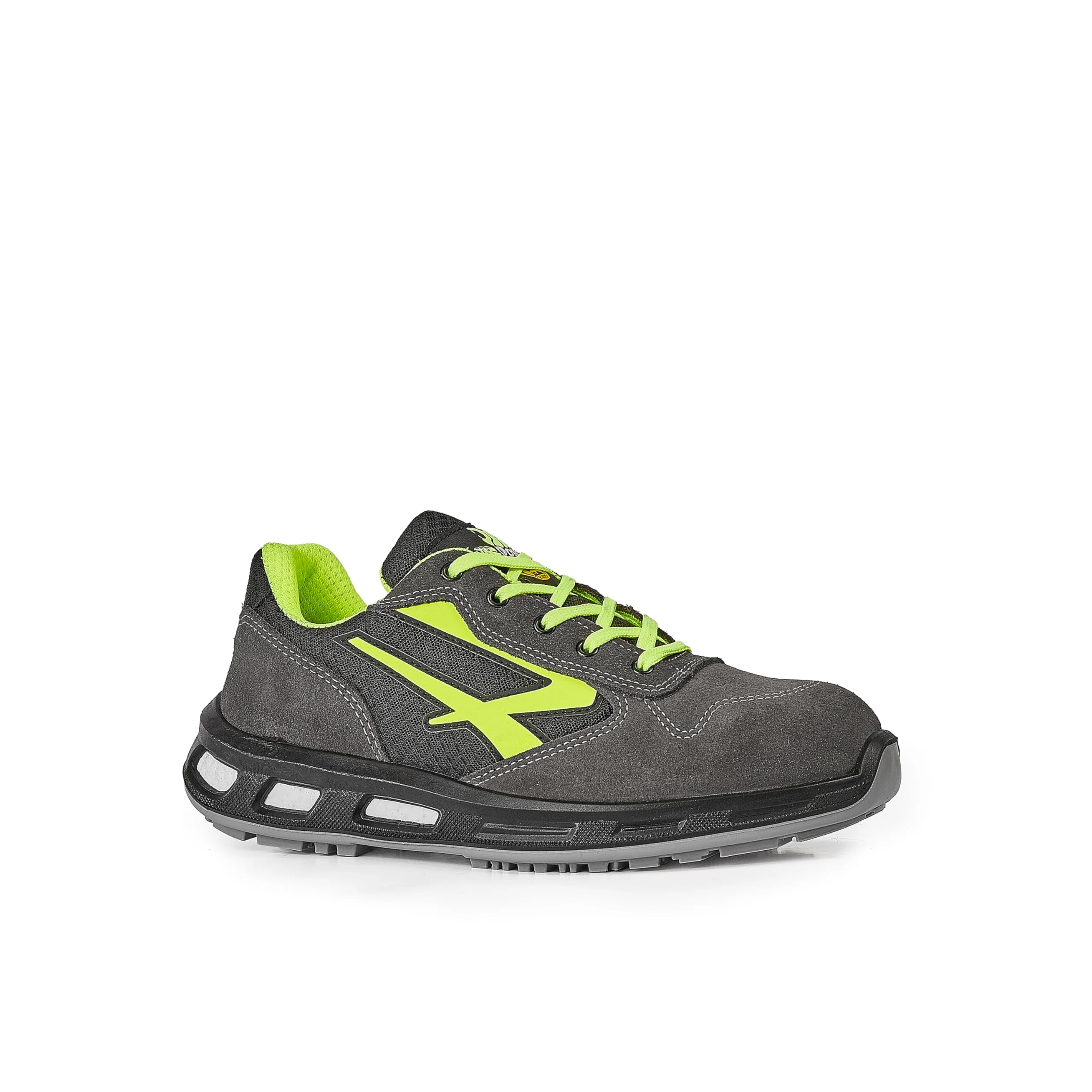 U-Power Red Lion® Yellow, Leather Zapatos de seguridad, Zapatillas deportivas ligeras antipinchazos unisex, suela Bast, inserto Infinergy, con puntera de aluminio - Yellow 37