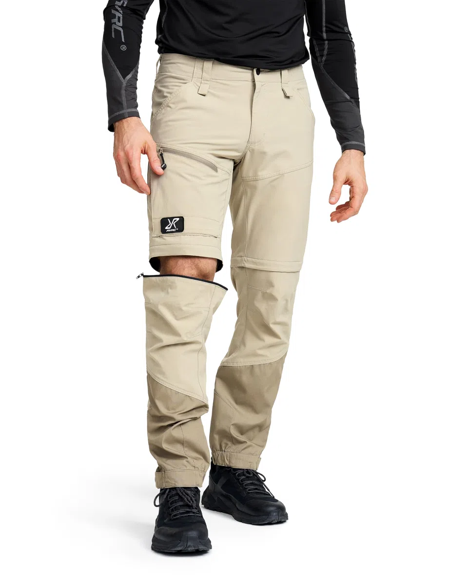 RevolutionRace Range Pro Stretch T Zip-Off Pants para Hombre, Pantalones Convertibles para Actividades al Aire Libre