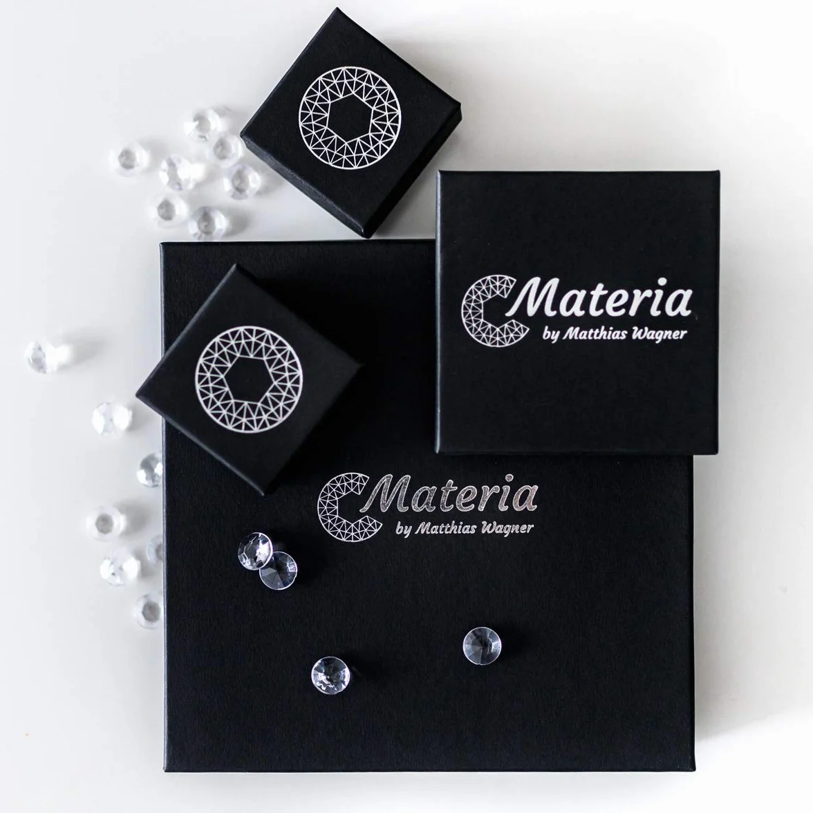 MATERIA by Matthias Wagner Hombre Unisex plata de ley 925 plata