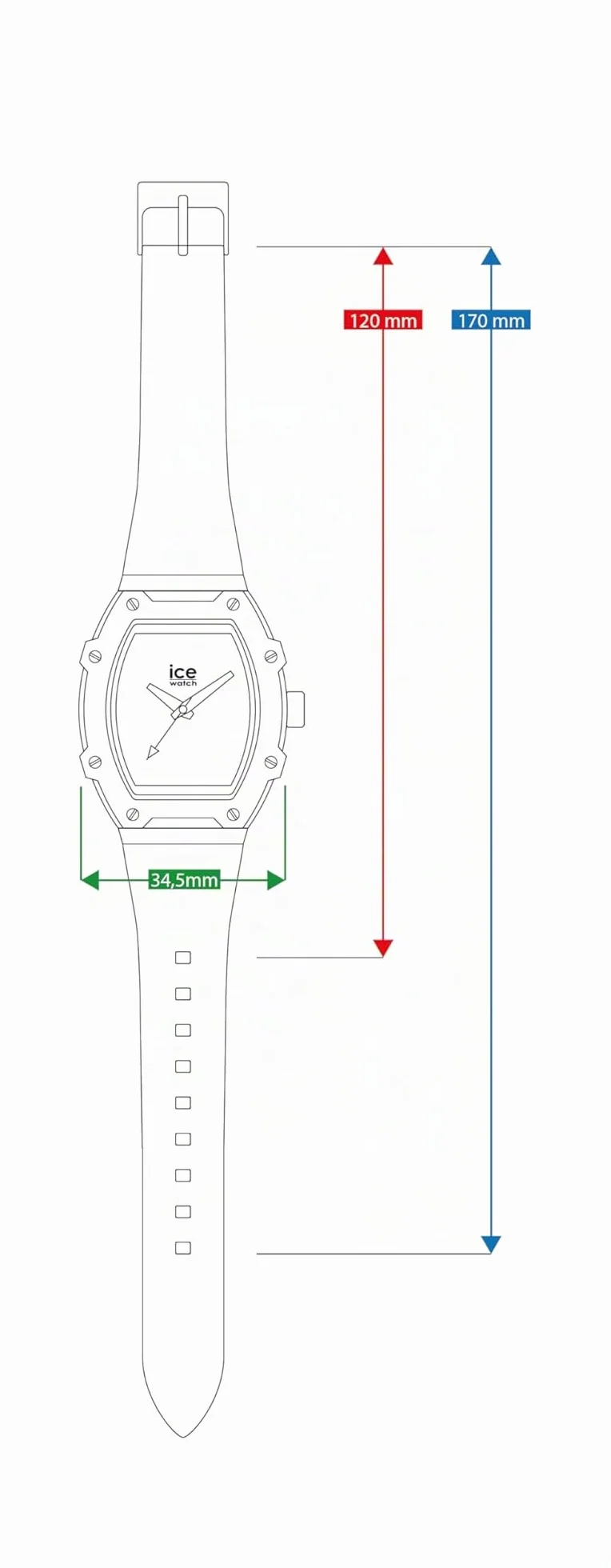 ICE-WATCH - Ice boliday - Reloj para Mujer con Correa de Silicona (Small)