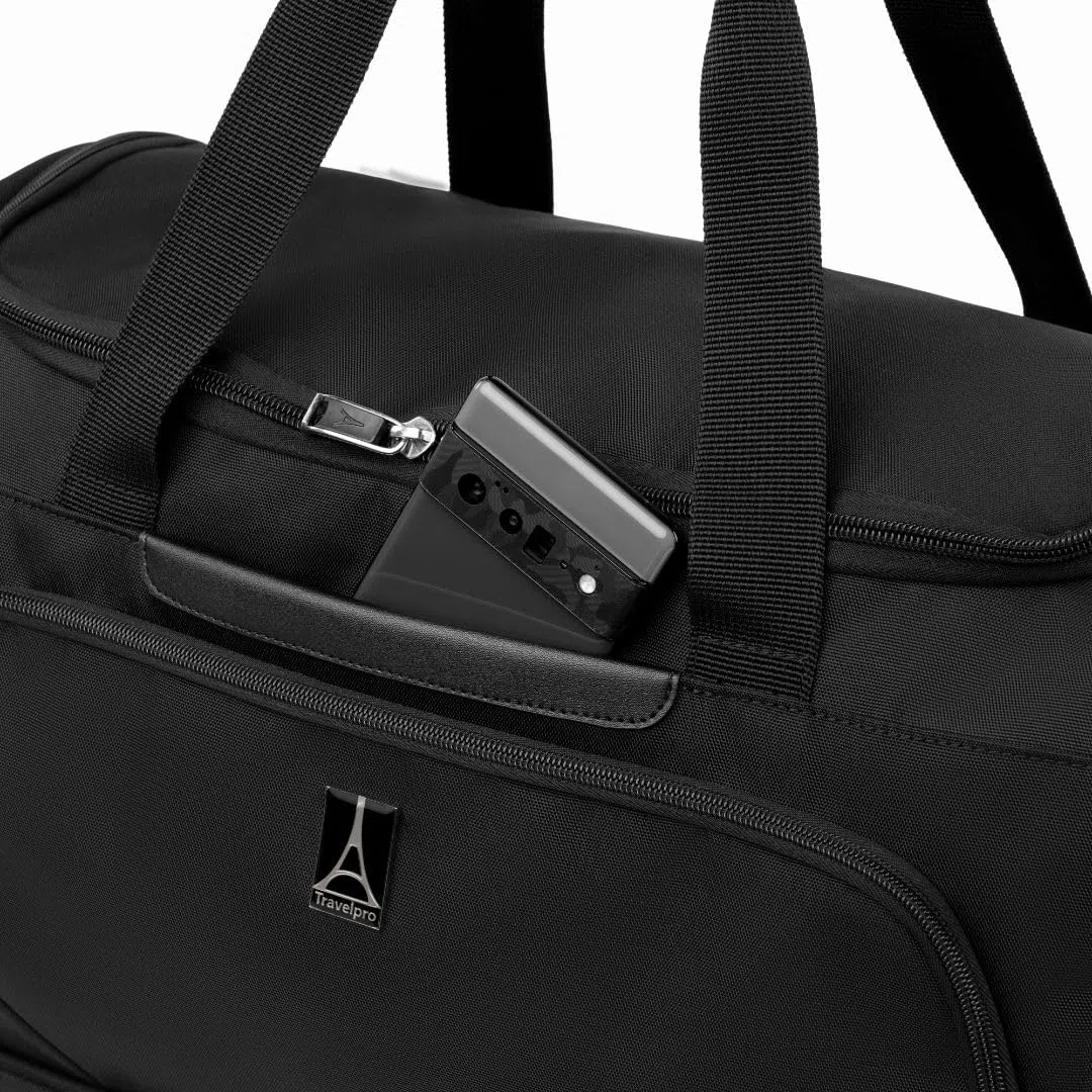 Travelpro Maxlite 5 Softside Carry-on Weekender with Drop-Bottom Compartment, Lightweight Overnight Travel Duffel Bag, Men and Women, 19-Inch