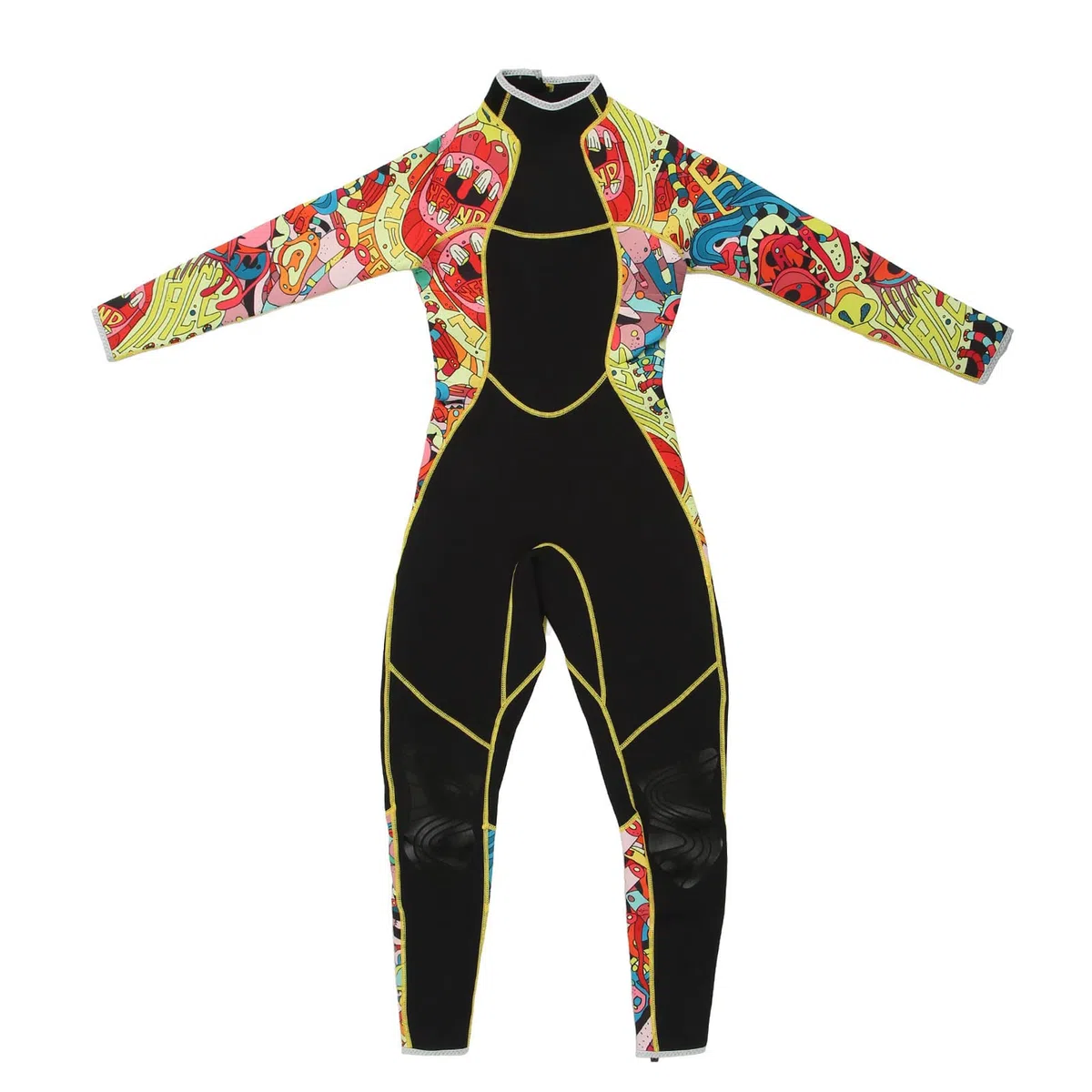 Traje de Buceo para Mujer Traje de Baño Térmico de una Pieza de 3 Mm para Natación, Kayak, Tejido de Nailon (S), Resistente a los Rayos UV