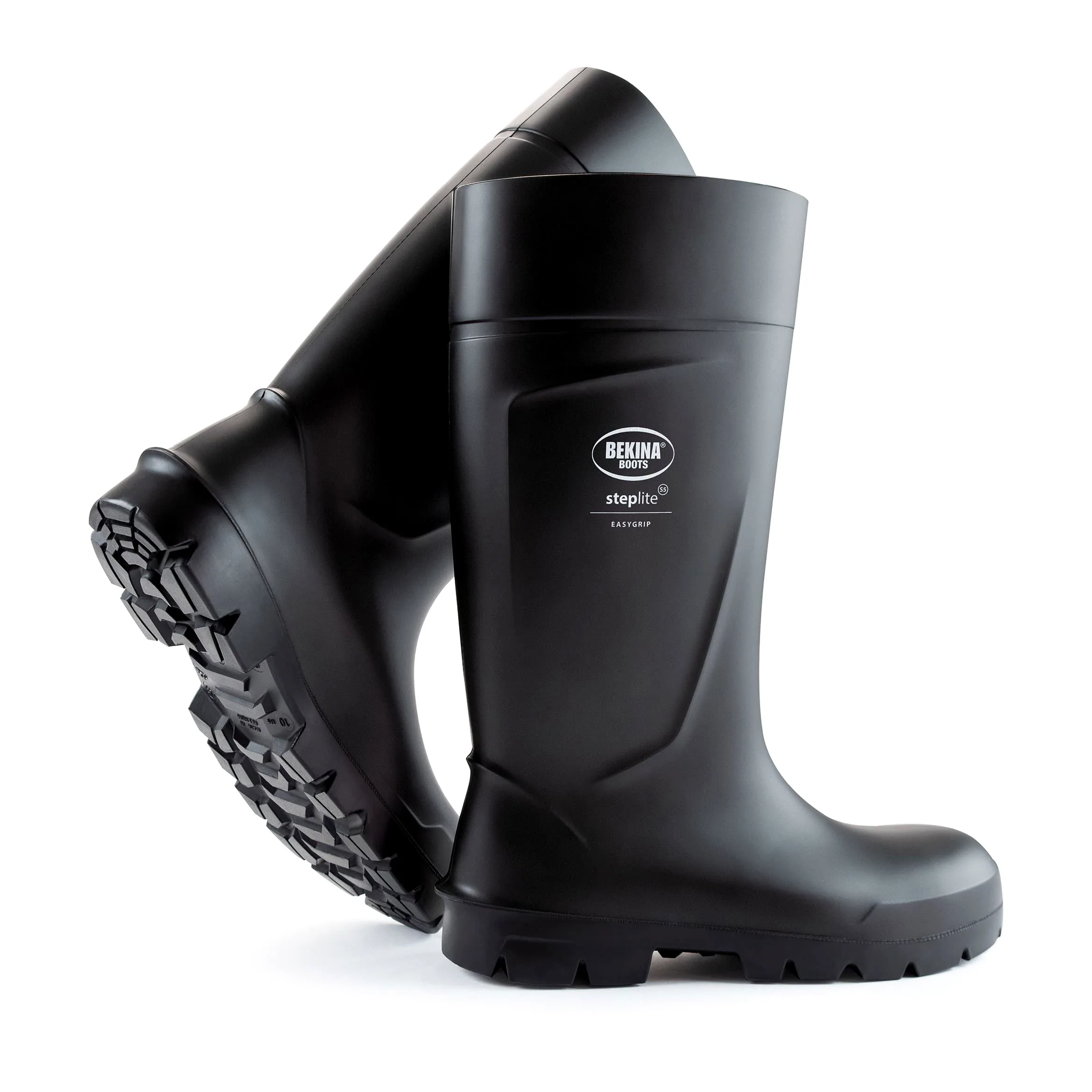 Botas de Seguridad, Masculinas, con Puntera y Suela de Acero de Seguridad, Incl. Plantilla para pies Calientes y Secos, Negras, EU 36