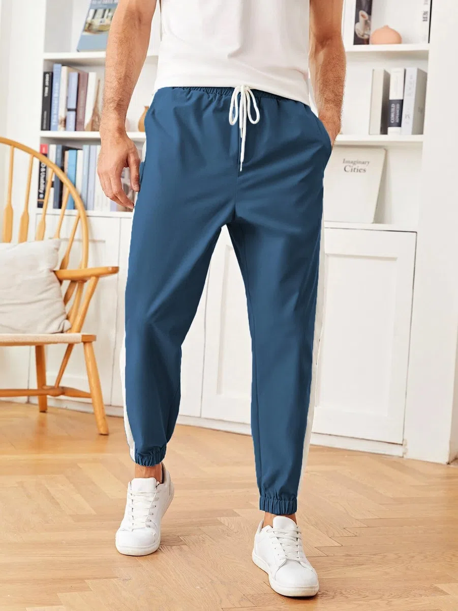 Lymio Pantalón de chándal de tiro medio para hombre