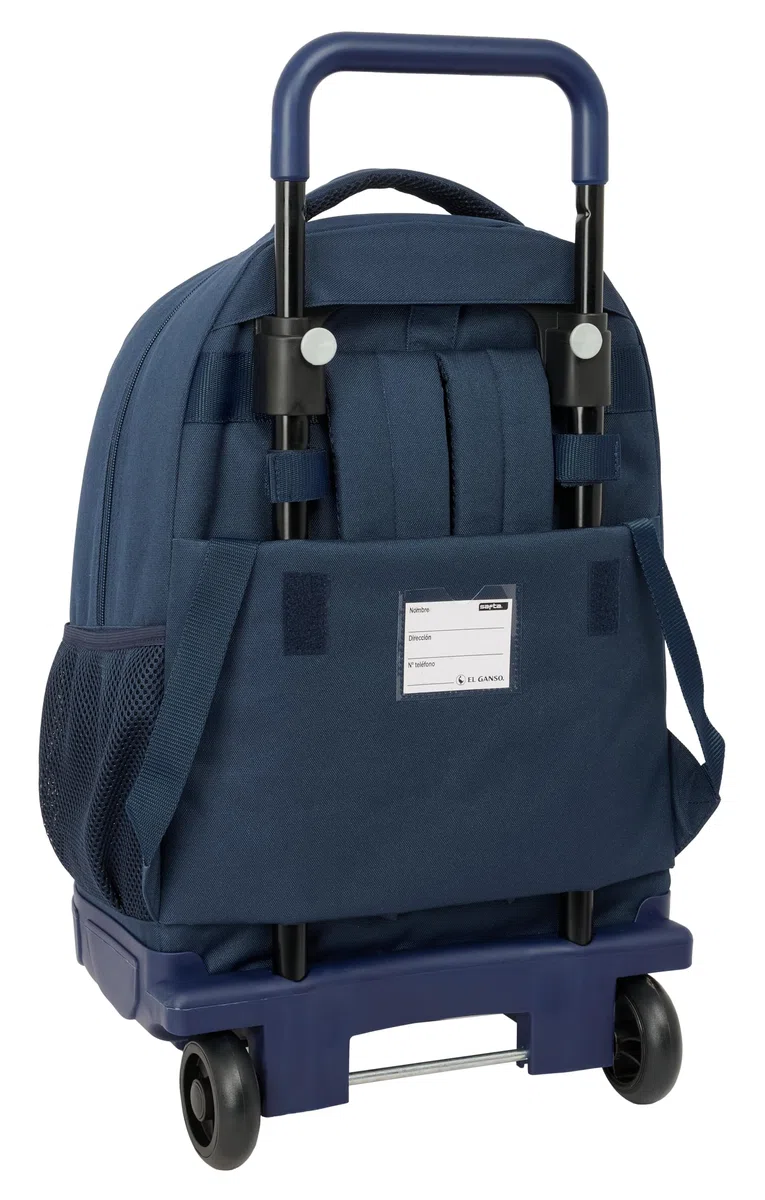 Safta EL GANSO ECLIPSE - Mochila Grande con Ruedas, Compacta, Extraíble, Ideal para Niños de Diferentes Edades, Cómoda y Versátil, Calidad y Resistencia, 33x22x45 cm