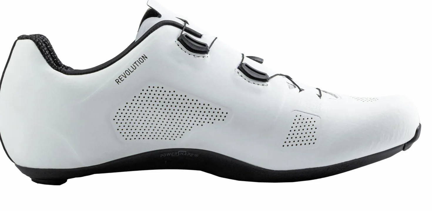 Northwave Revolution Wide - Zapatillas de Ciclismo Carretera Hombre | Zapatos Bici de Ruta de Alto Rendimiento | Calzado Ciclismo Road con Suela Rígida y Ajuste Envolvente