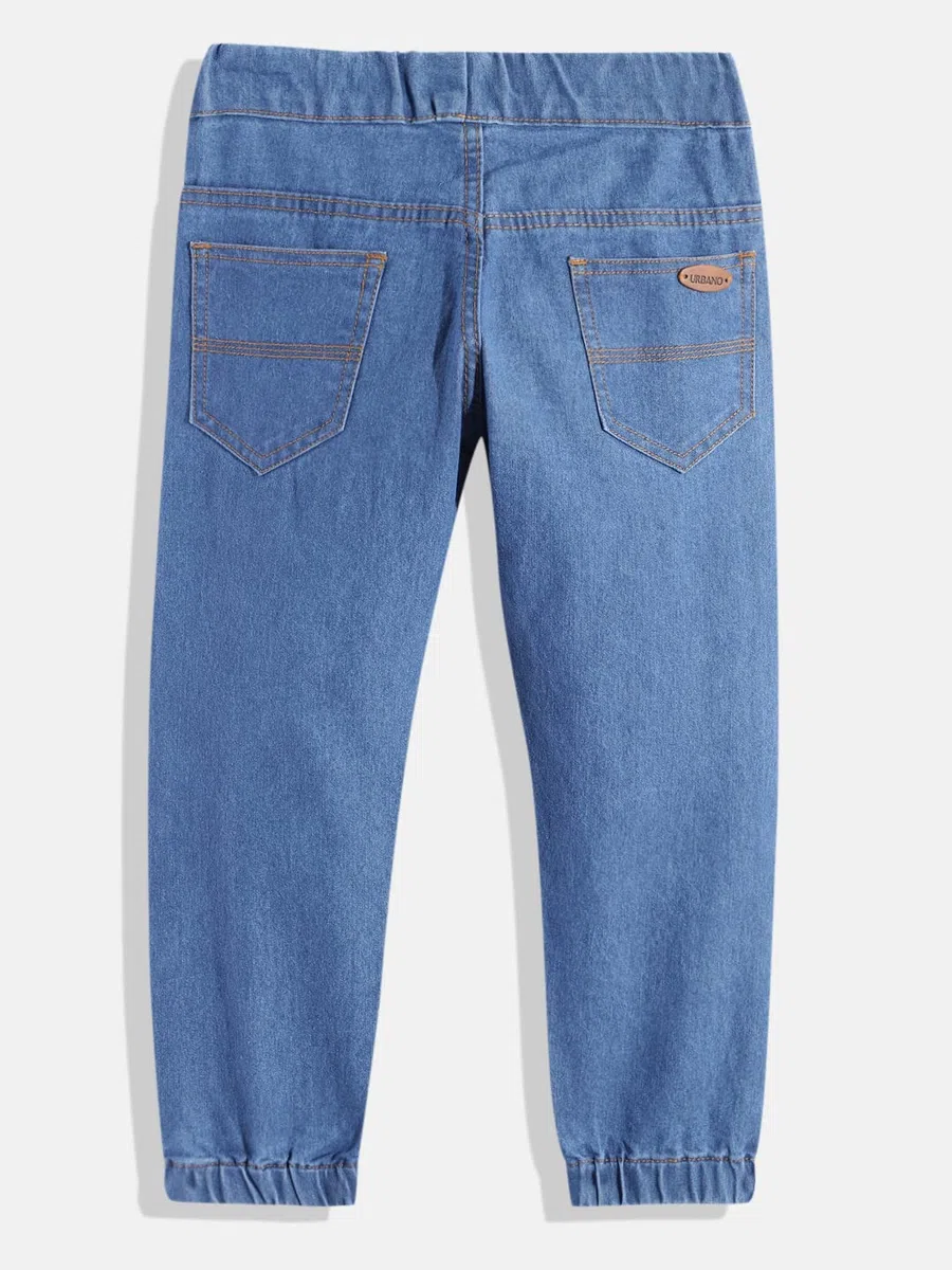 Urbano Juniors Pantalones de mezclilla de tiro medio ajustados para niños
