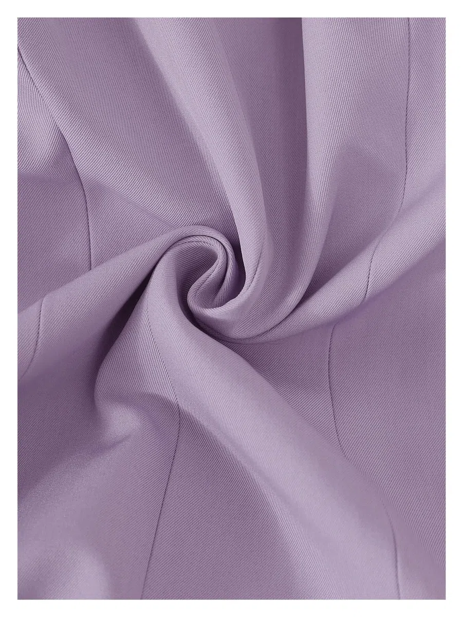 Traje de Oficina Elegante Dos Piezas, con Chaqueta, cinturón y pantalón Largo, Color Liso para Negocios, Trabajo, Oficina, Formal