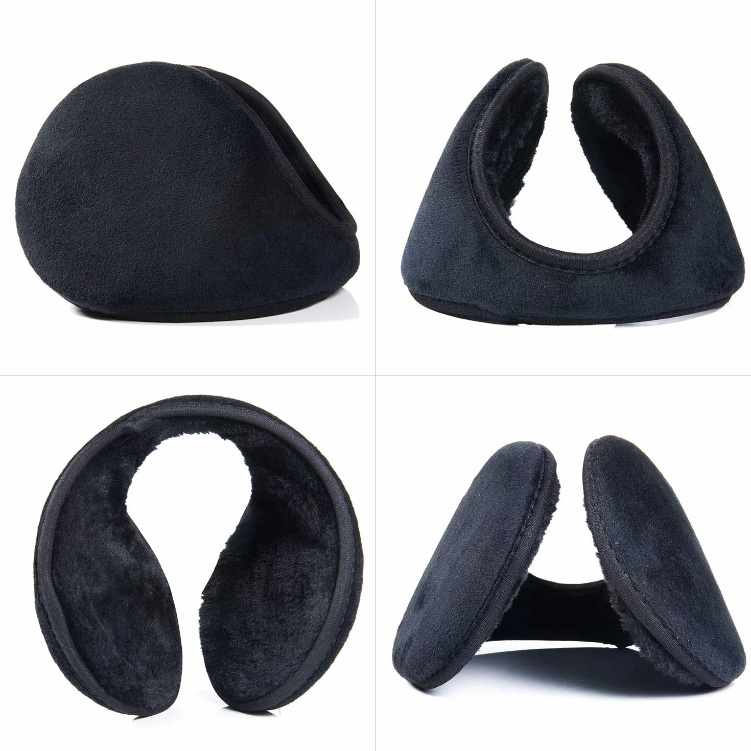 Czemo Orejeras para Hombre y Mujer, Plegable Tamaño Ajustable Unisexo Orejeras Cálidas de Invierno