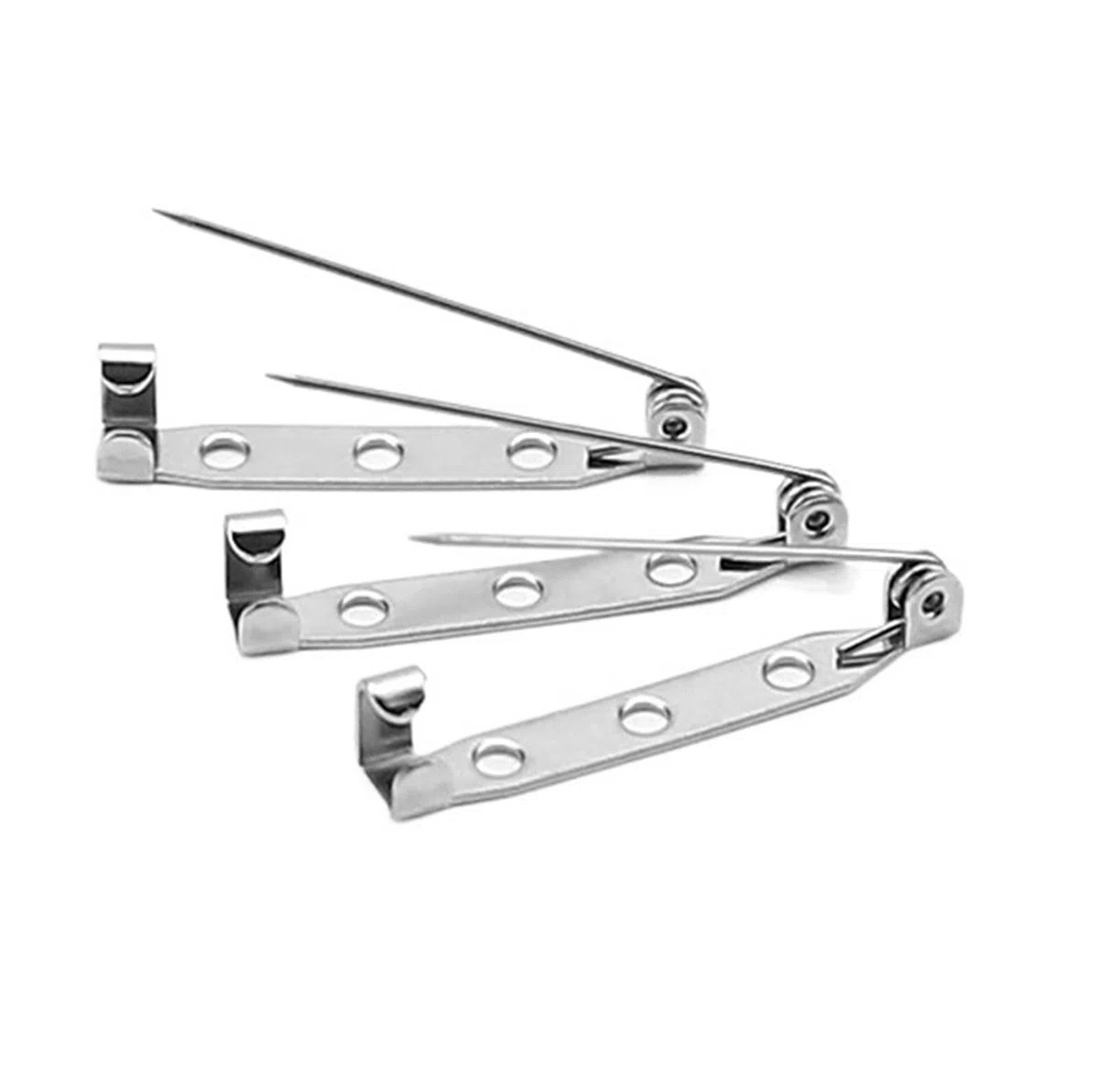 30 broches de Acero Inoxidable for joyería DIY | Pasadores de base de cierre de metal 14 mm 17 mm 19 mm 25 mm 37 mm