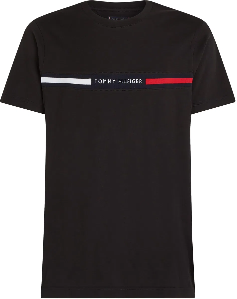 Tommy Hilfiger Camiseta de Manga Corta Hombre con Cuello Redondo