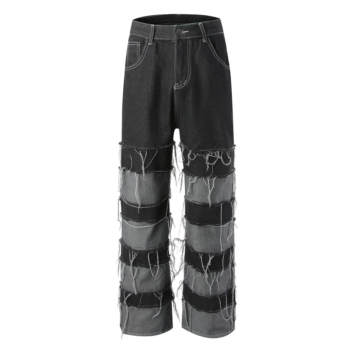 Genérico Pantalones De Mezclilla Ajustados para Hombre Pantalones Deportivos Rasgados Desgastados Desgastados Ajustados para Uso Diario Vaqueros De Hombre Vaqueros Rectos