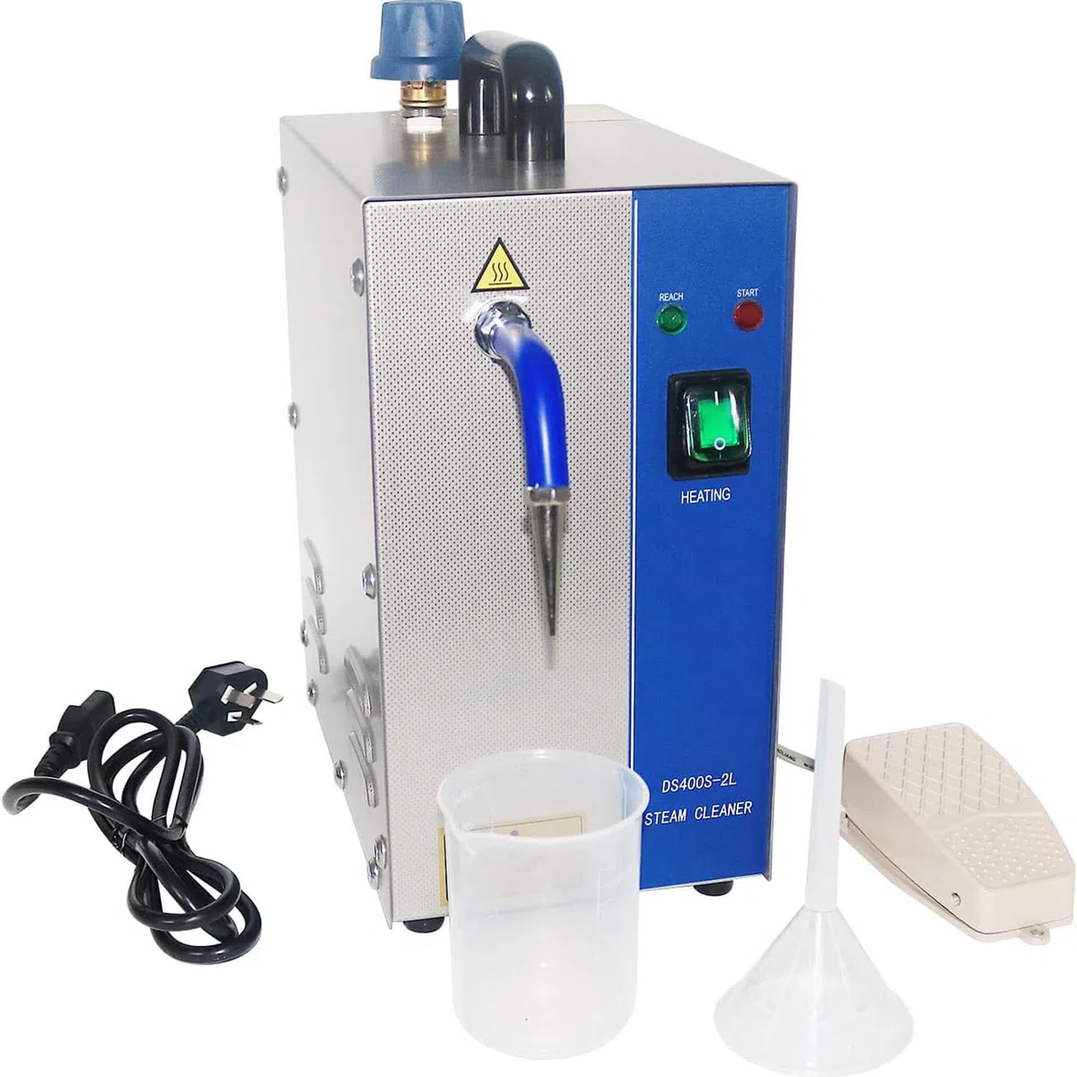 Limpiador a Vapor Para Joyas De 1300 W/2200 W, Equipo De Limpieza a Vapor De Acero Inoxidable 304 Para Joyas, Limpiador Profesional a Vapor Para Gemas, Oro Y Plata.,2L