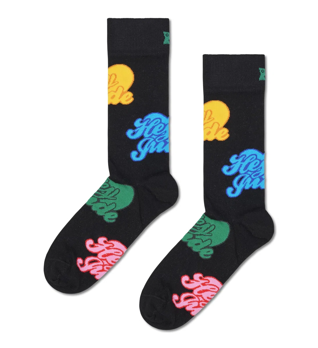 Happy Socks Calcetines The Beatles 6-Pack Gift Set Algodón Unisex Negro 41-46