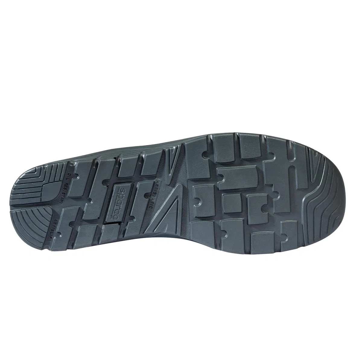 Sparco - Nitro ESD S3L SR FO - Zapatos de Seguridad para Correr Unisex - Calzado de Trabajo Impermeables - Puntera compuesta - Suela Antideslizante - Transpirables, Nero Arancione Fluo, 44 EU