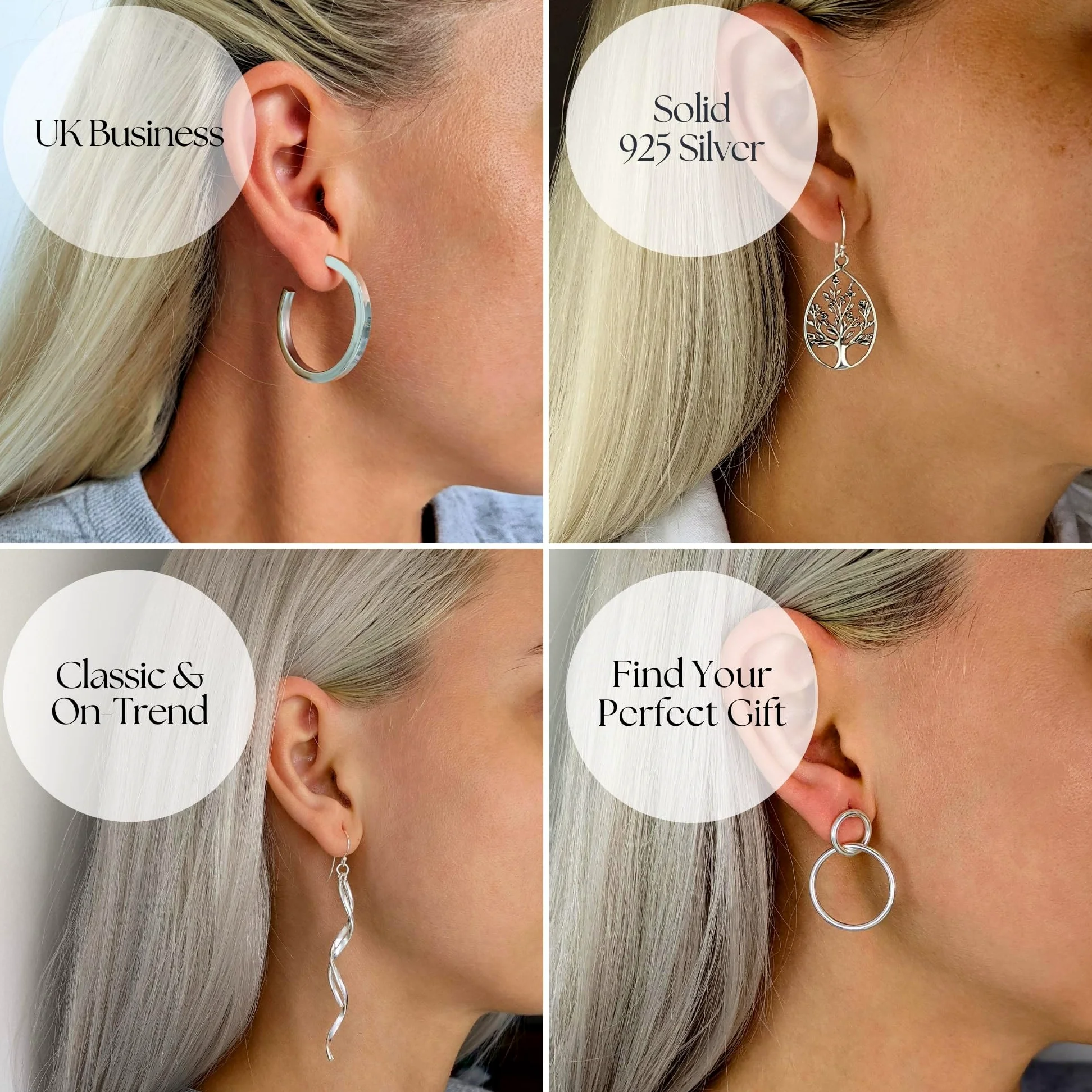 Silverly Pendientes Colgantes Grandes de Clave de Sol en Plata de Ley 925 | Diseño de Notas Musicales | Pendientes Largos de Plata Maciza | Regalo para Amantes de la Música | Joyas Llamativas