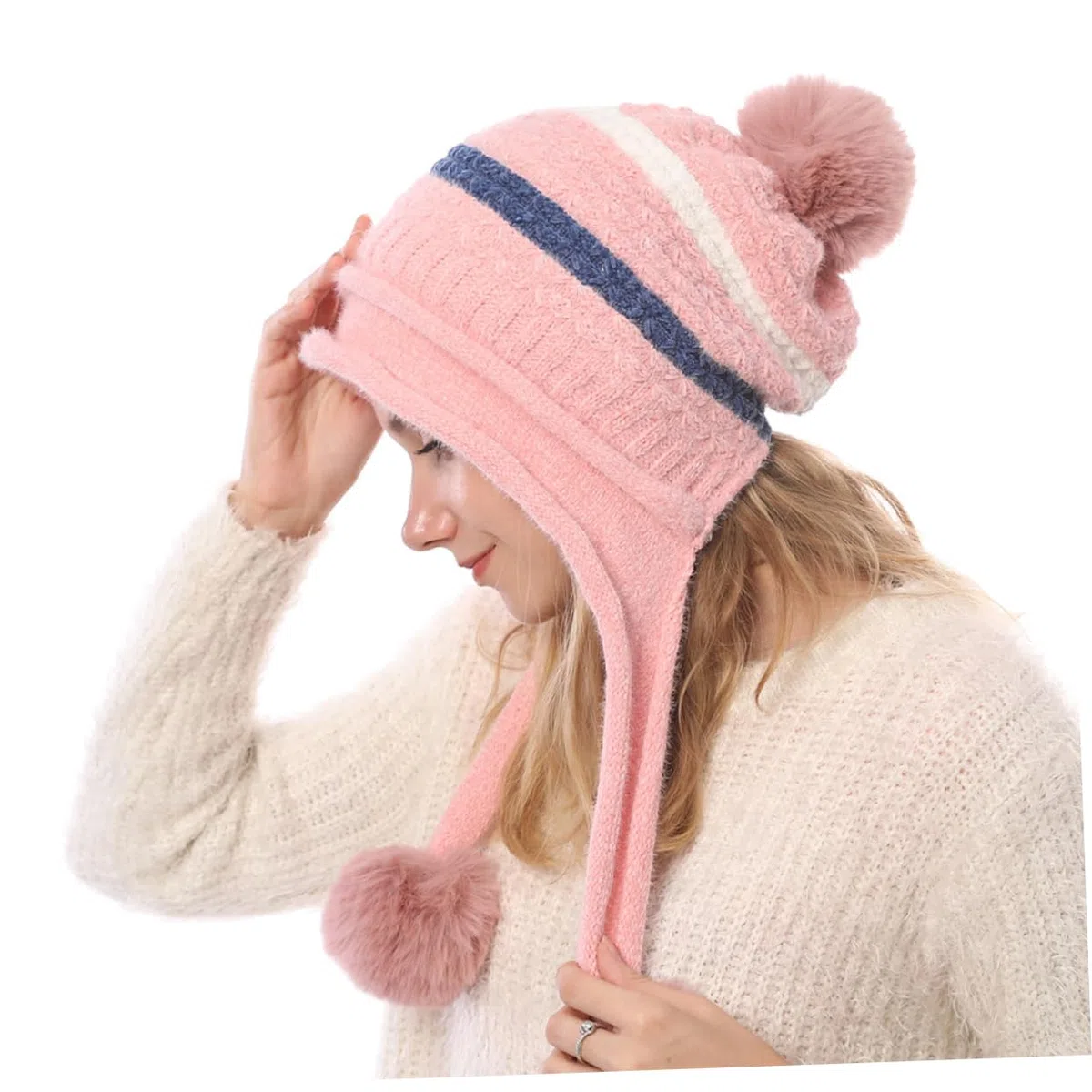 SHERCHPRY 2 Piezas Tocado Sombreros De Niños Orejeras para Niños Gorros De para Gorra para Hombres Cálido Gorro De Esquí Sombrero De Niñas Pequeñas De Las Mujeres Sombrero Cálido Invierno